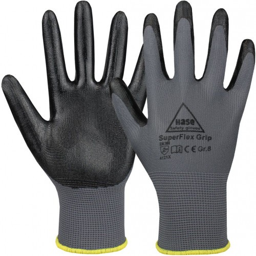 SUPERFLEX GRIP, Montagehandschuh aus Polyester/Nitril Gr. 6-11, Kat. II, EN 388