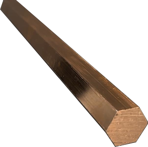 Copper hexagonal bar