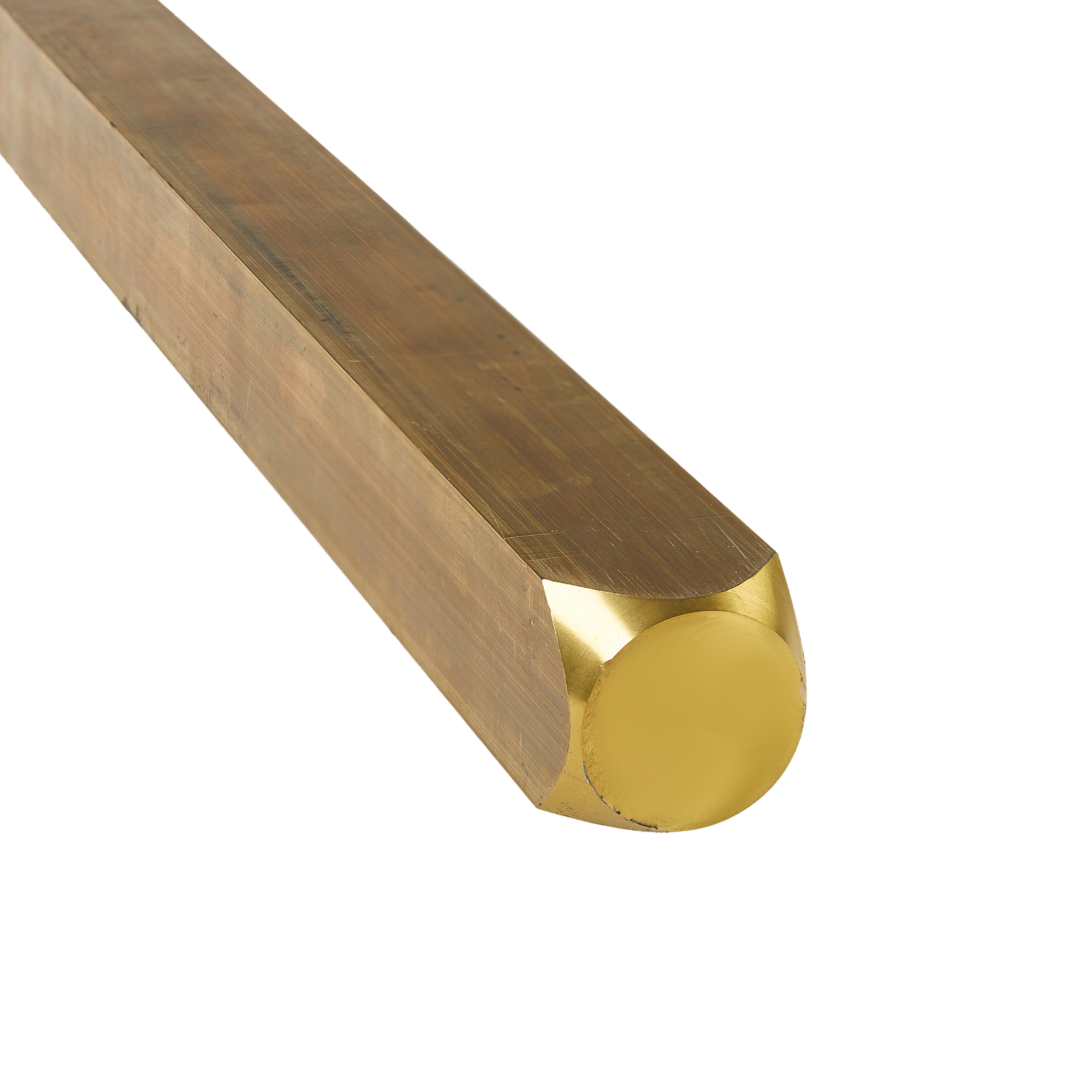 Barre quadrate in ottone 80 x 80 mm CuZn39Pb3 (Ms58)