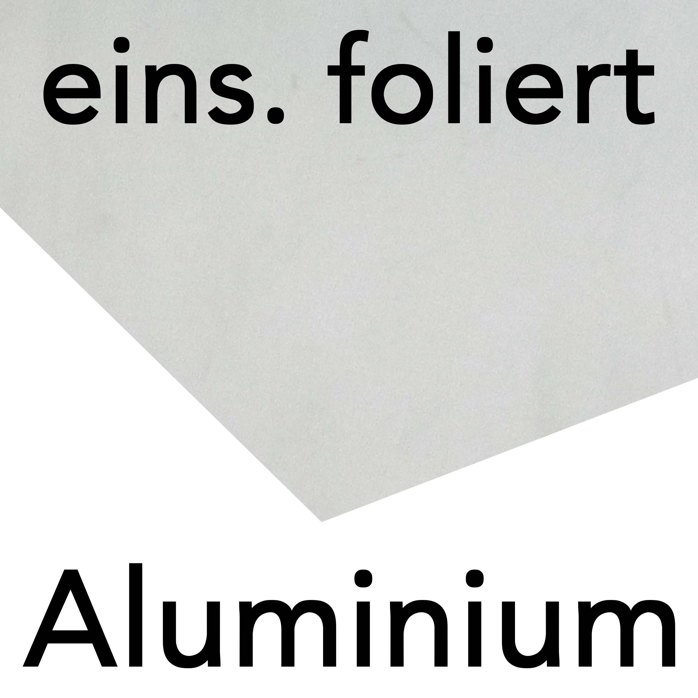 Alublech | natur (roh/blank) | eins. foliert