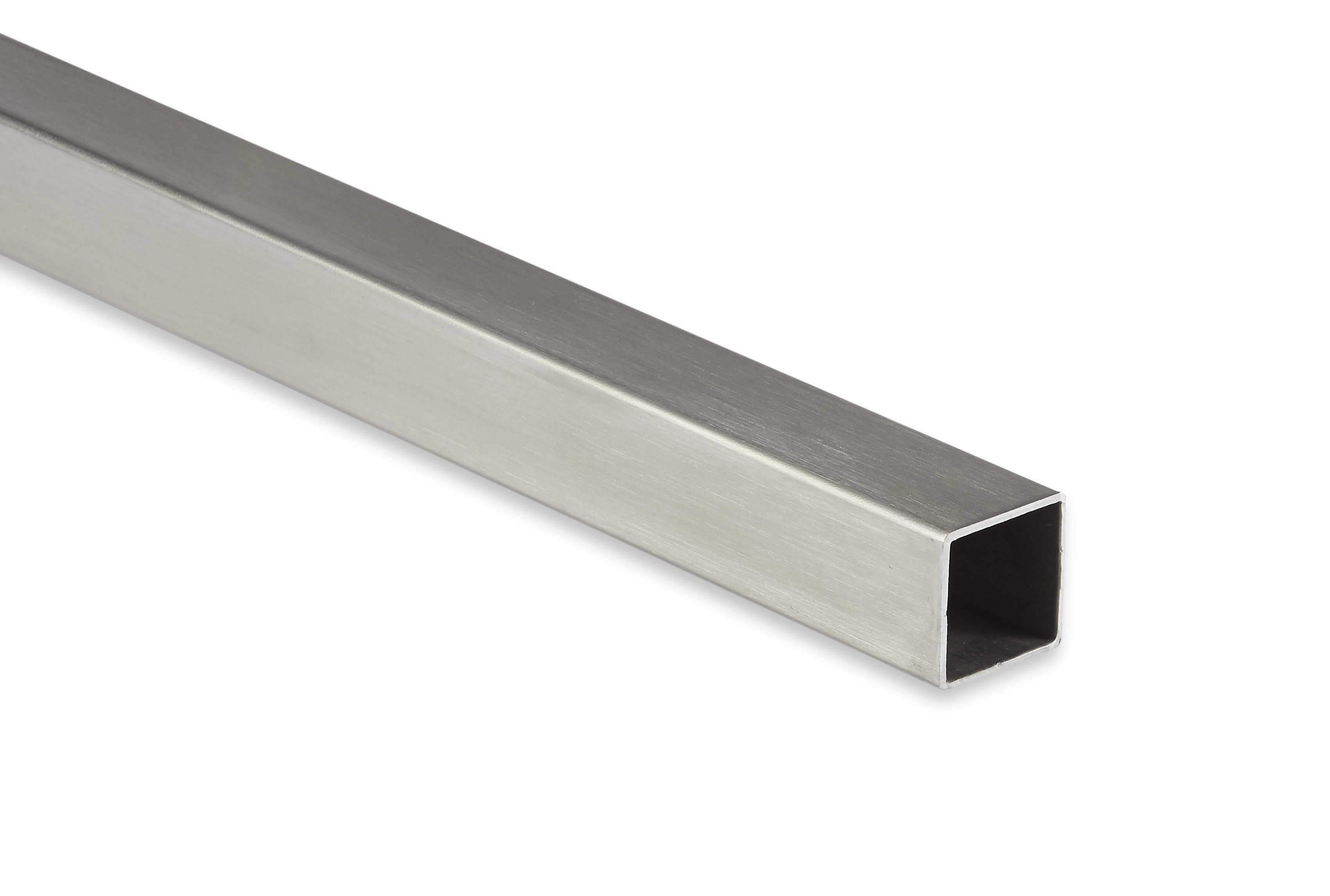 Stainless steel square tube (ground) 100 x 100 x 2 mm V2A (1.4301)