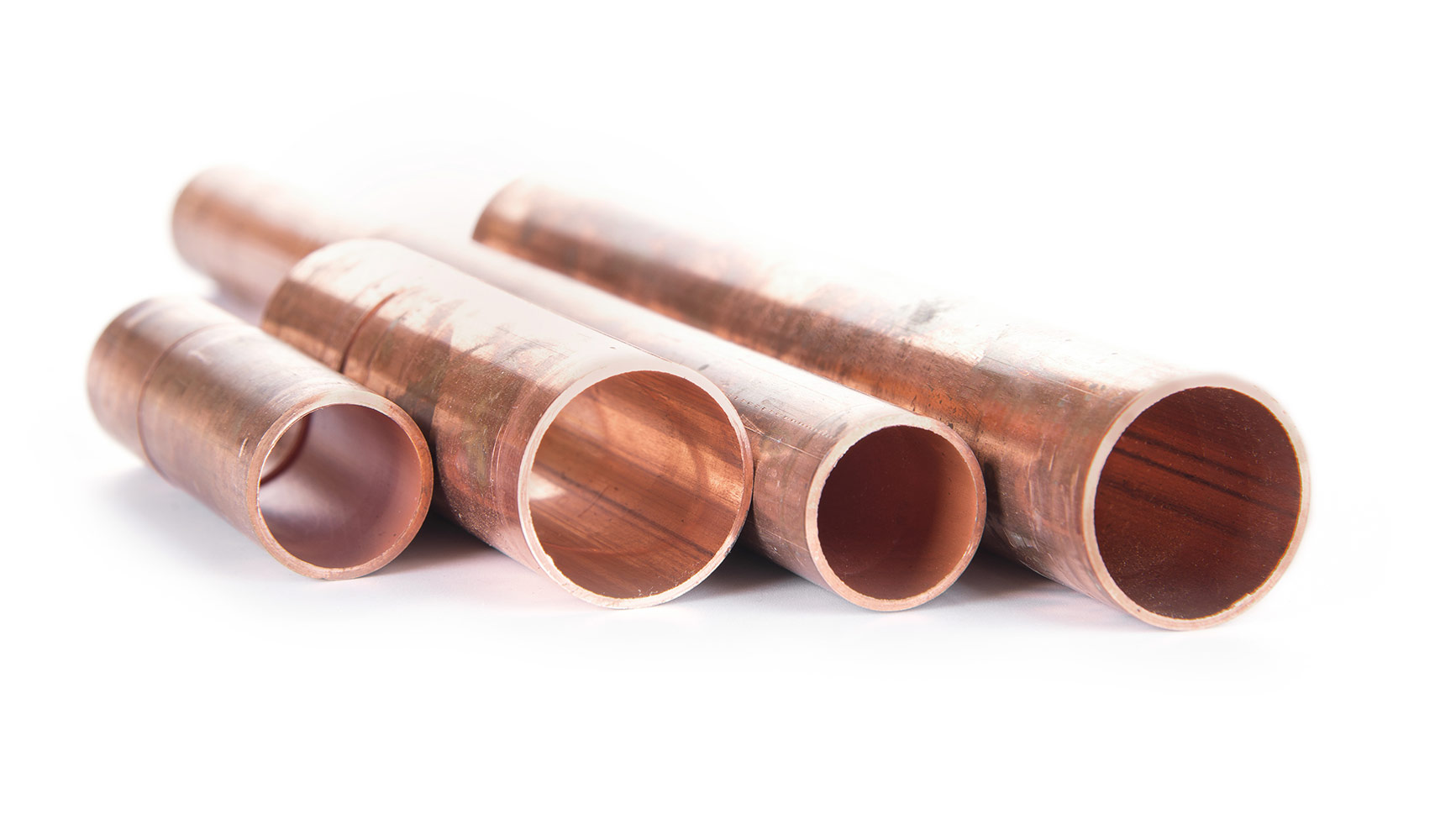 Copper round tube