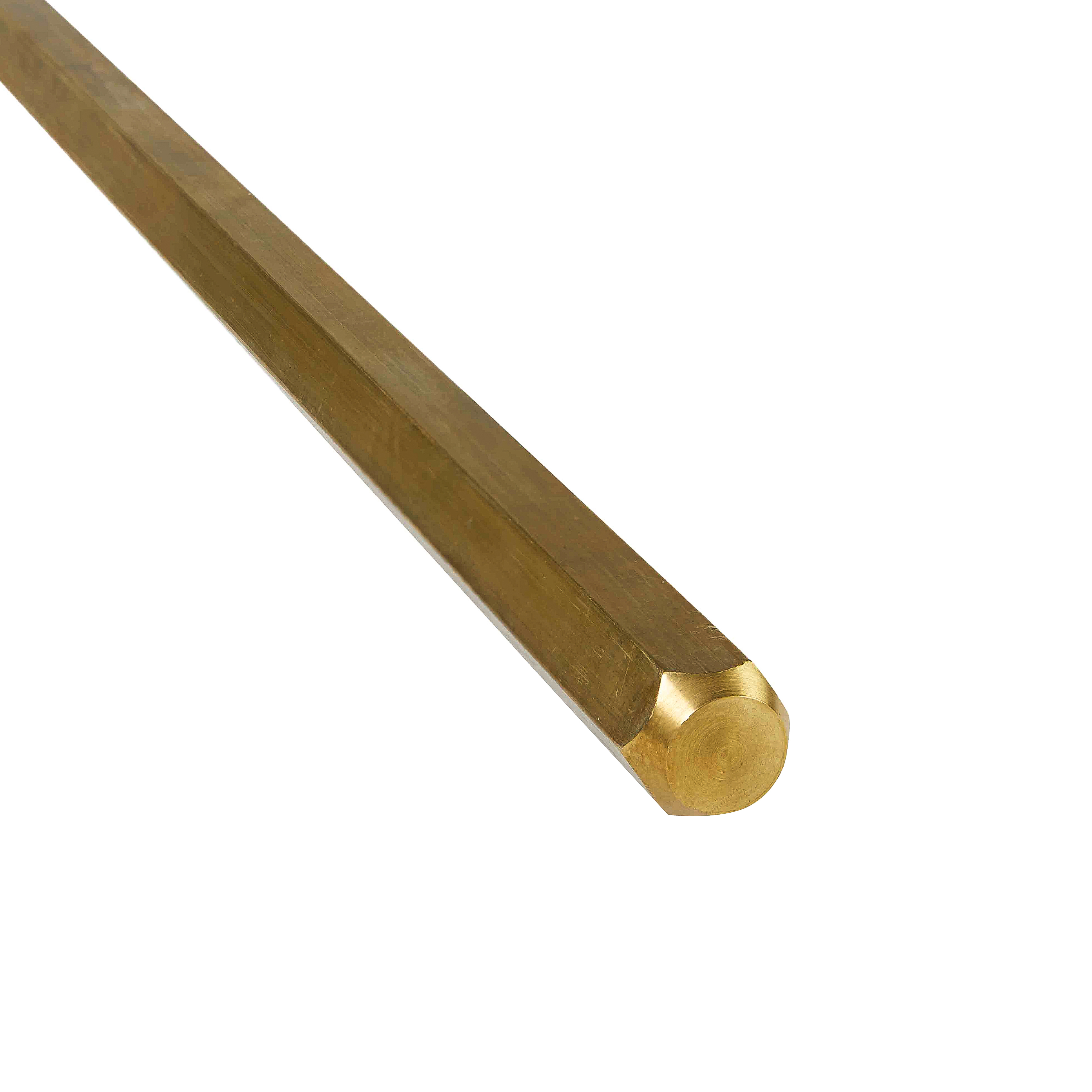 Brass hexagonal rods 21 mm CuZn39Pb3 (Ms58)